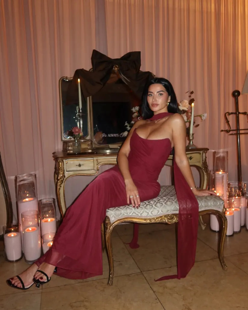 Rita - Strapless Maxi Dress by Ares Milano