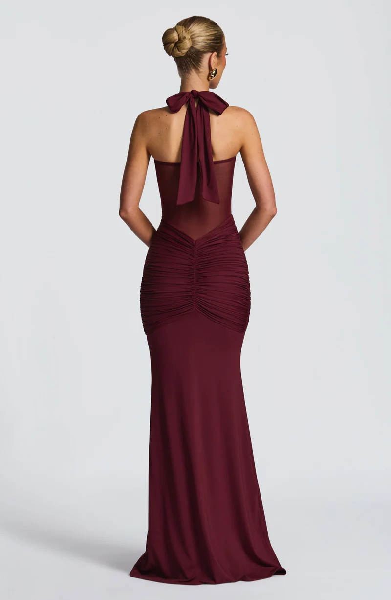 Romilda - Silk Maxi Dress by Ares Milano