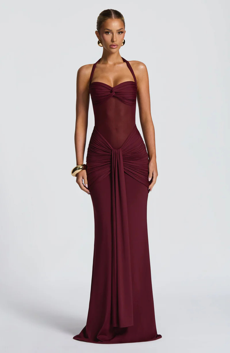 Romilda - Silk Maxi Dress by Ares Milano