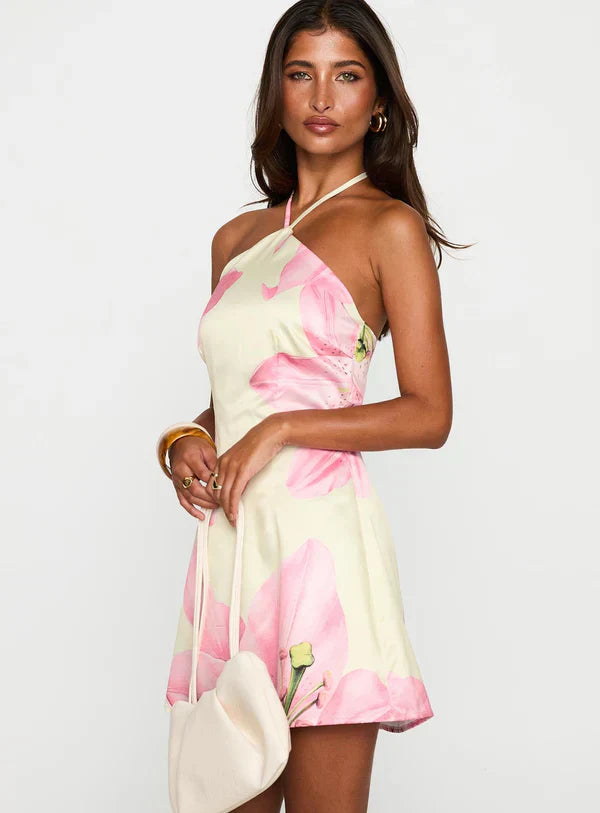 Luciana - Silk Mini Dress by Ares Milano