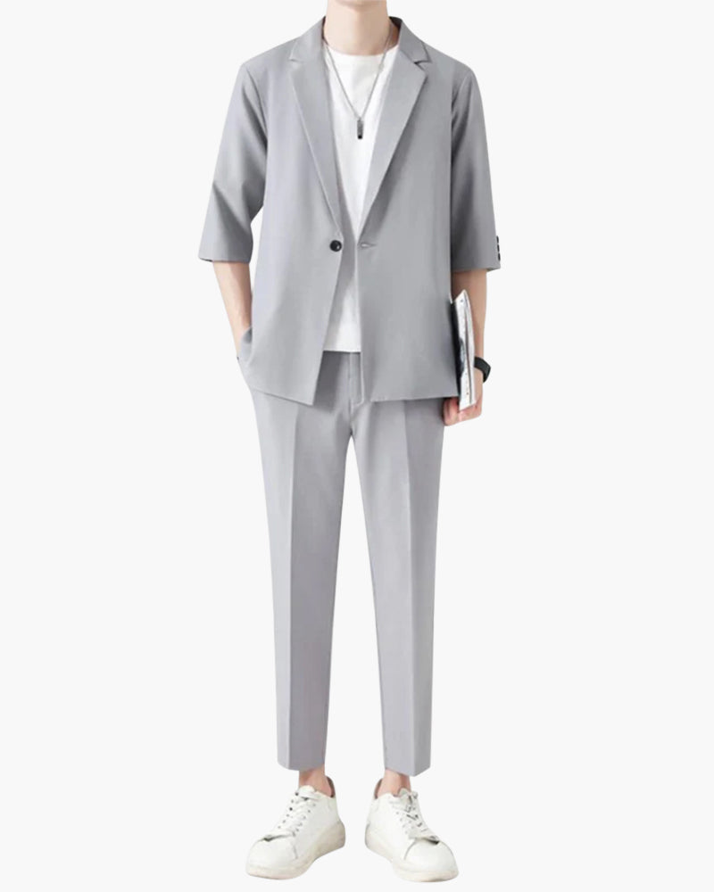 Taddeo - Cotton Suit Set by Ares Milano