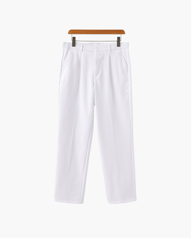 Claudio - Paris Wide Fit Pants Cotton by Ares Milano