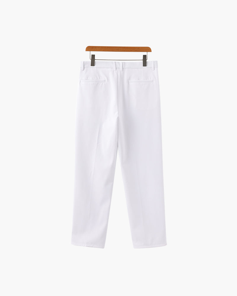 Claudio - Paris Wide Fit Pants Cotton by Ares Milano