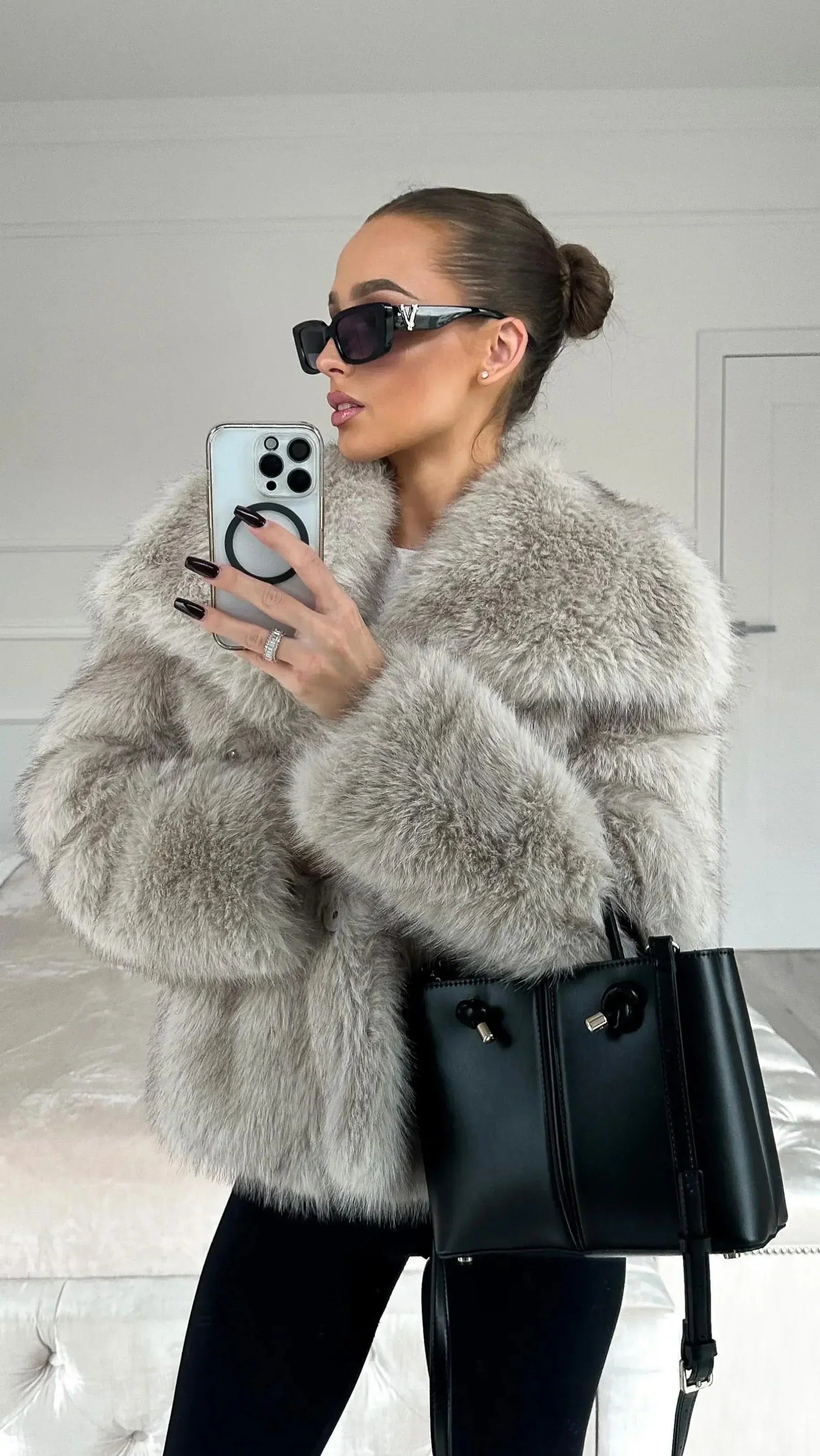 Adriana - Giorgia Fur Jacket by Ares Milano