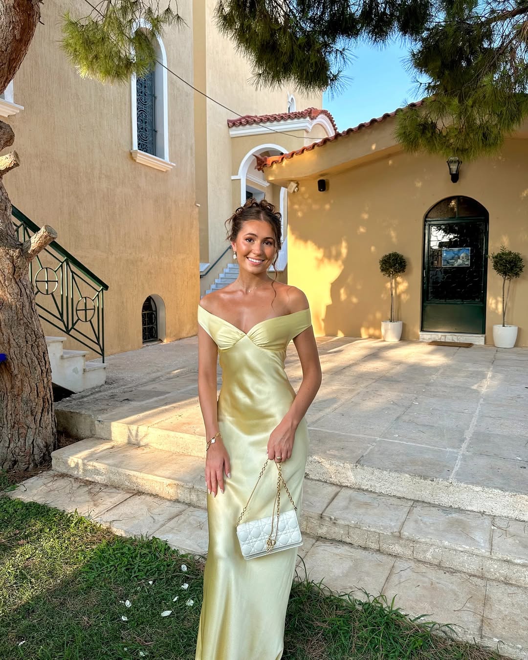 Orietta - Satin Maxi Dress by Ares Milano