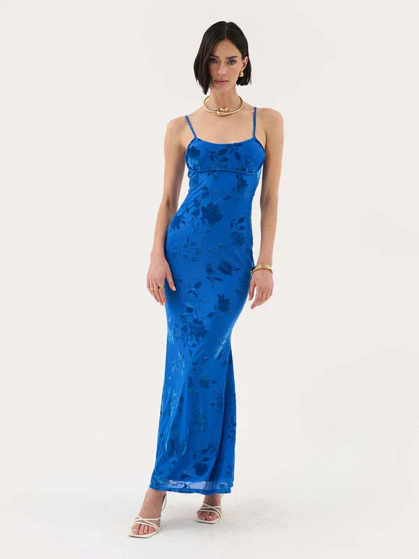 Persida - Silk Maxi Dress by Ares Milano