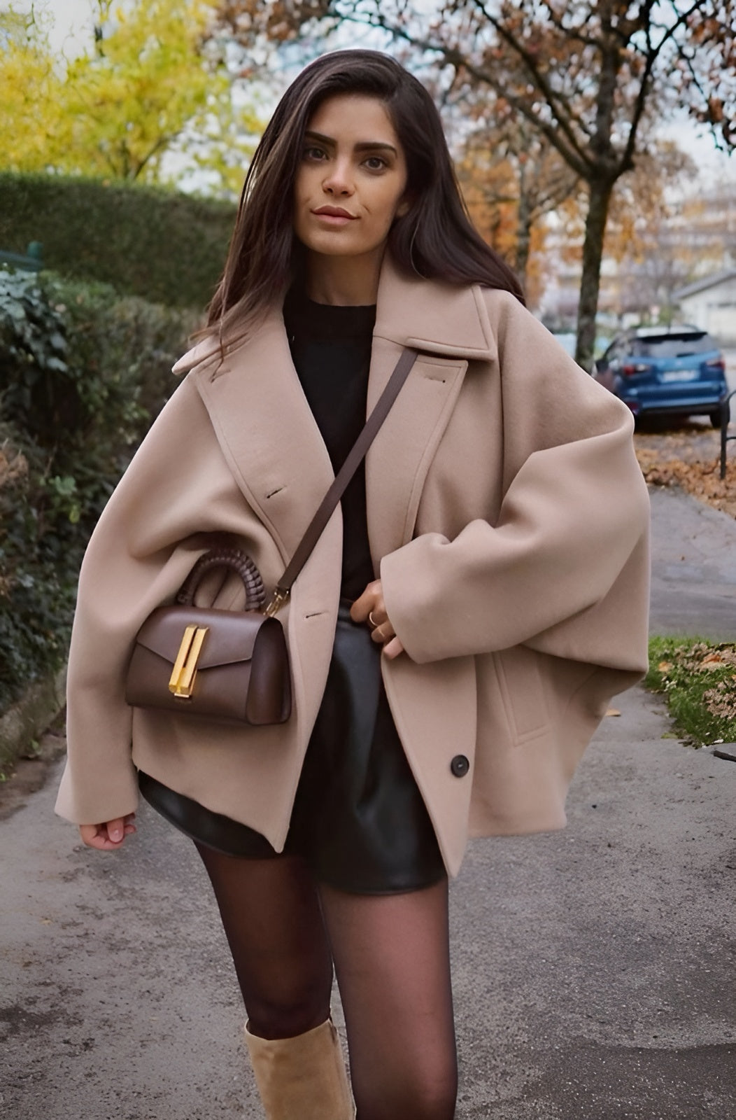 Ampelia - Wool Camel Coat
