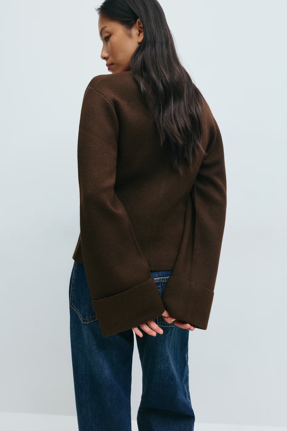 Valentina - Cropped Knit Cardigan by Ares Milano