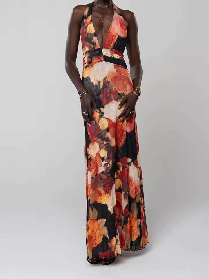 Raffaella - Floral Maxi Dress Dreamy Spring by Ares Milano