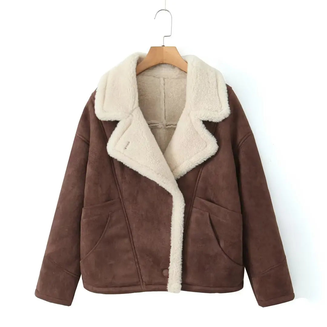Alcina - Shearling Coat Lapel by Ares Milano