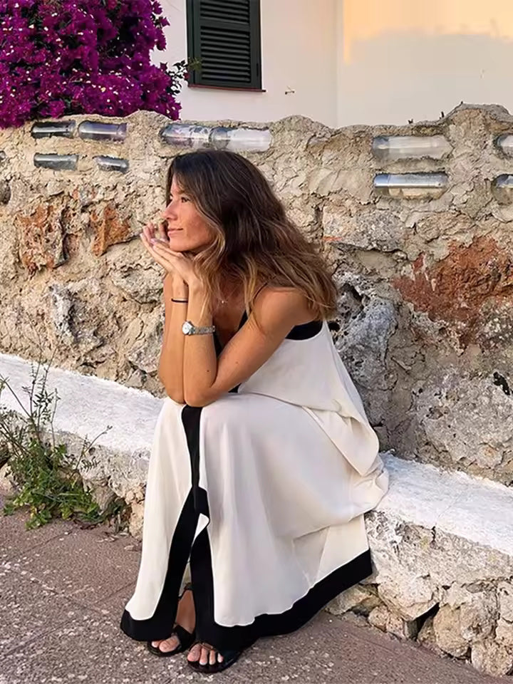 Miriam - Floral Maxi Dress by Ares Milano