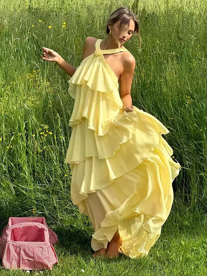 Prudenza - Floral Maxi Dress by Ares Milano