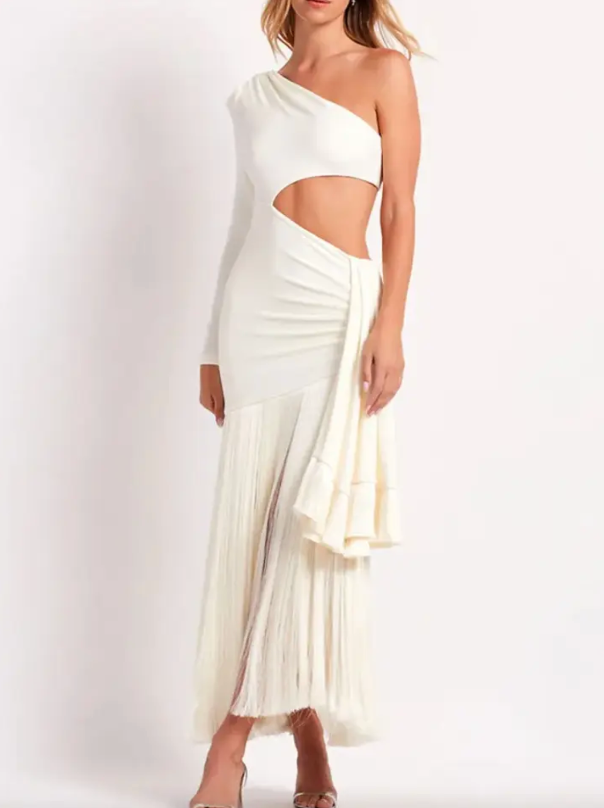 Rossella - Asymmetric One Sleeve Maxi by Ares Milano