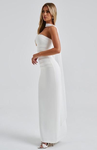 Ricarda - Silk Strapless Maxi by Ares Milano