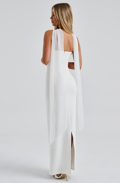 Ricarda - Silk Strapless Maxi by Ares Milano