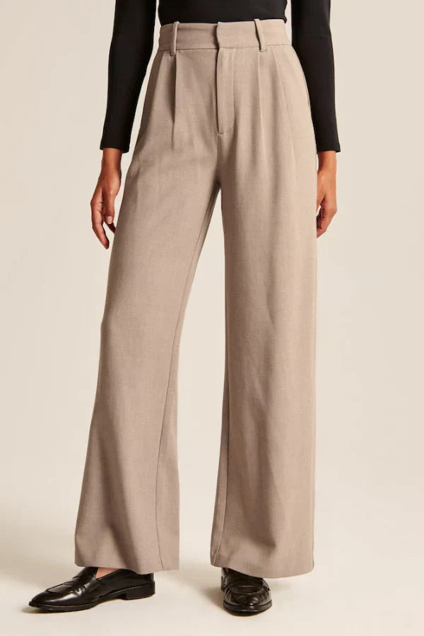Selvaggia - Linen Tailored Pants by Ares Milano