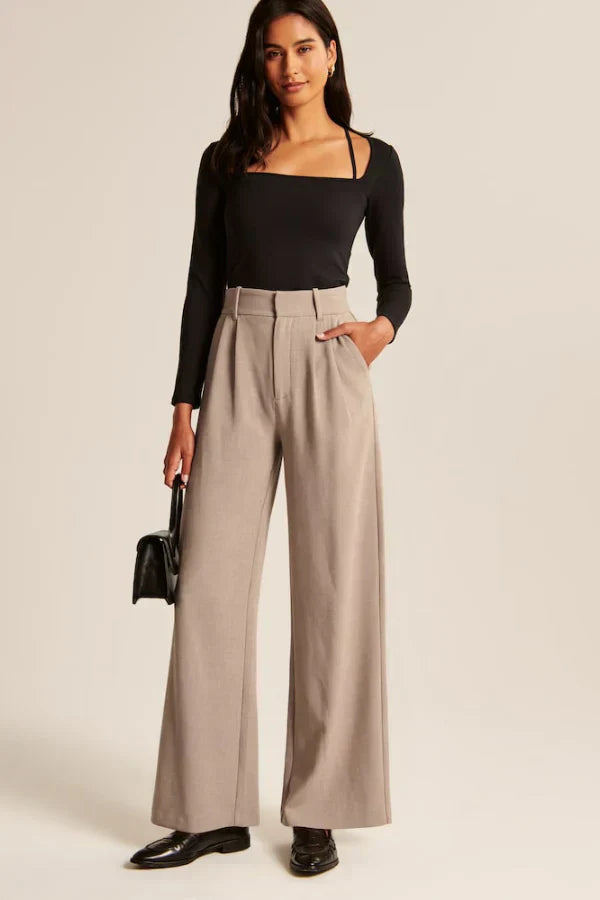 Selvaggia - Linen Tailored Pants by Ares Milano