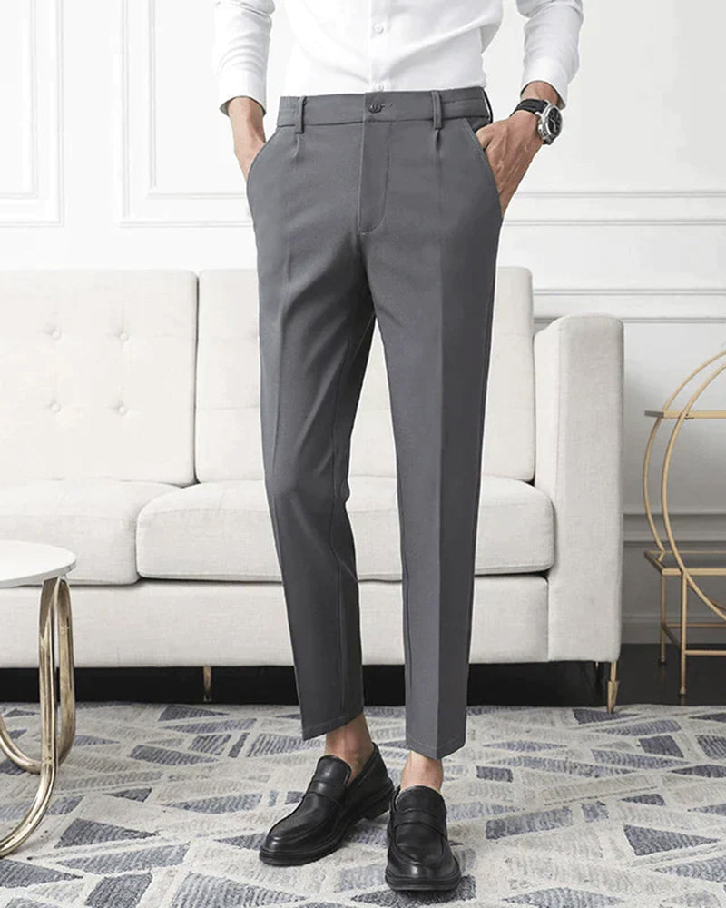 Gerardo - 60% Cotton Blend Pants by Ares Milano