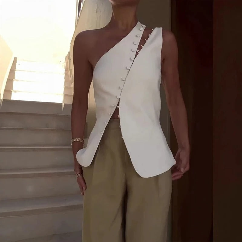 Velia - Silk Top by Ares Milano