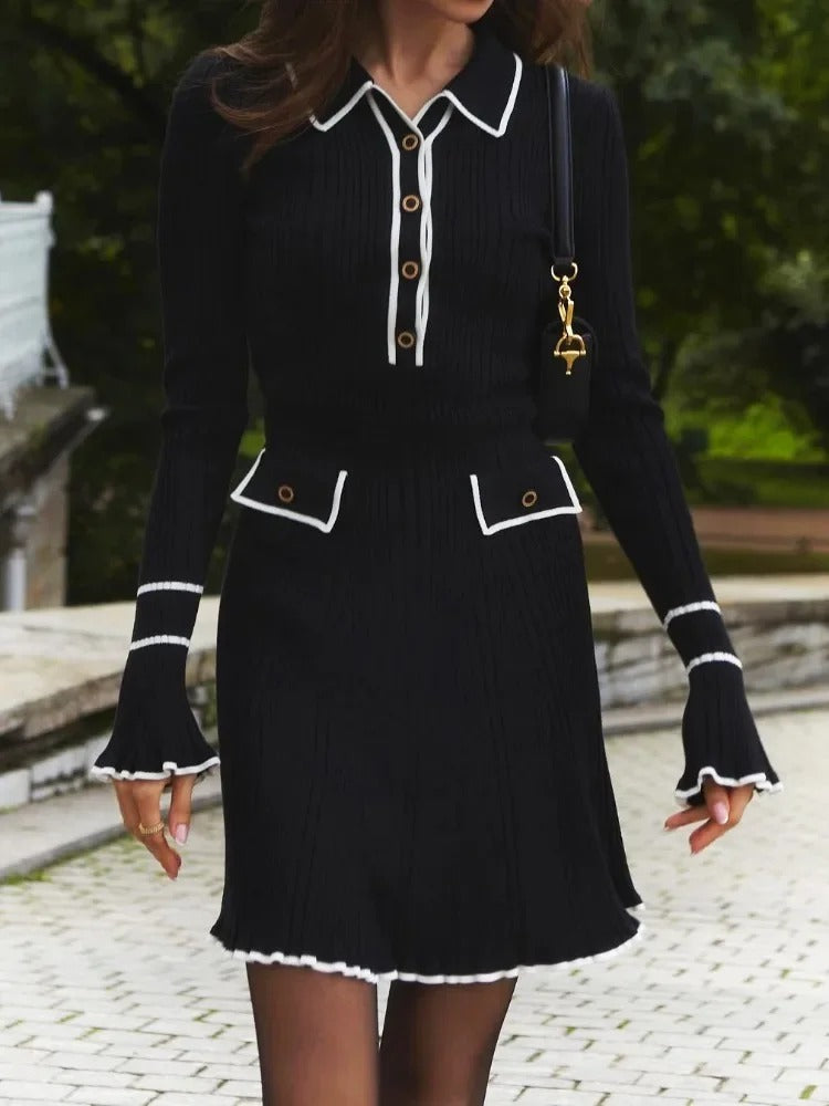 Nadia - Sienna Knit Midi Dress by Ares Milano