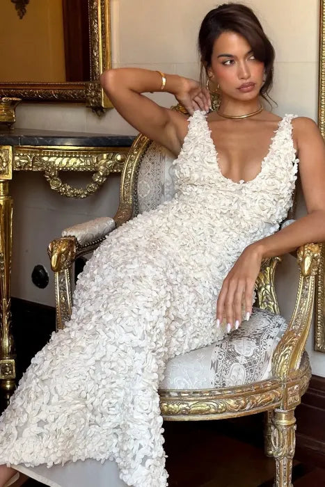 Gloria - Floral Maxi Dress by Ares Milano