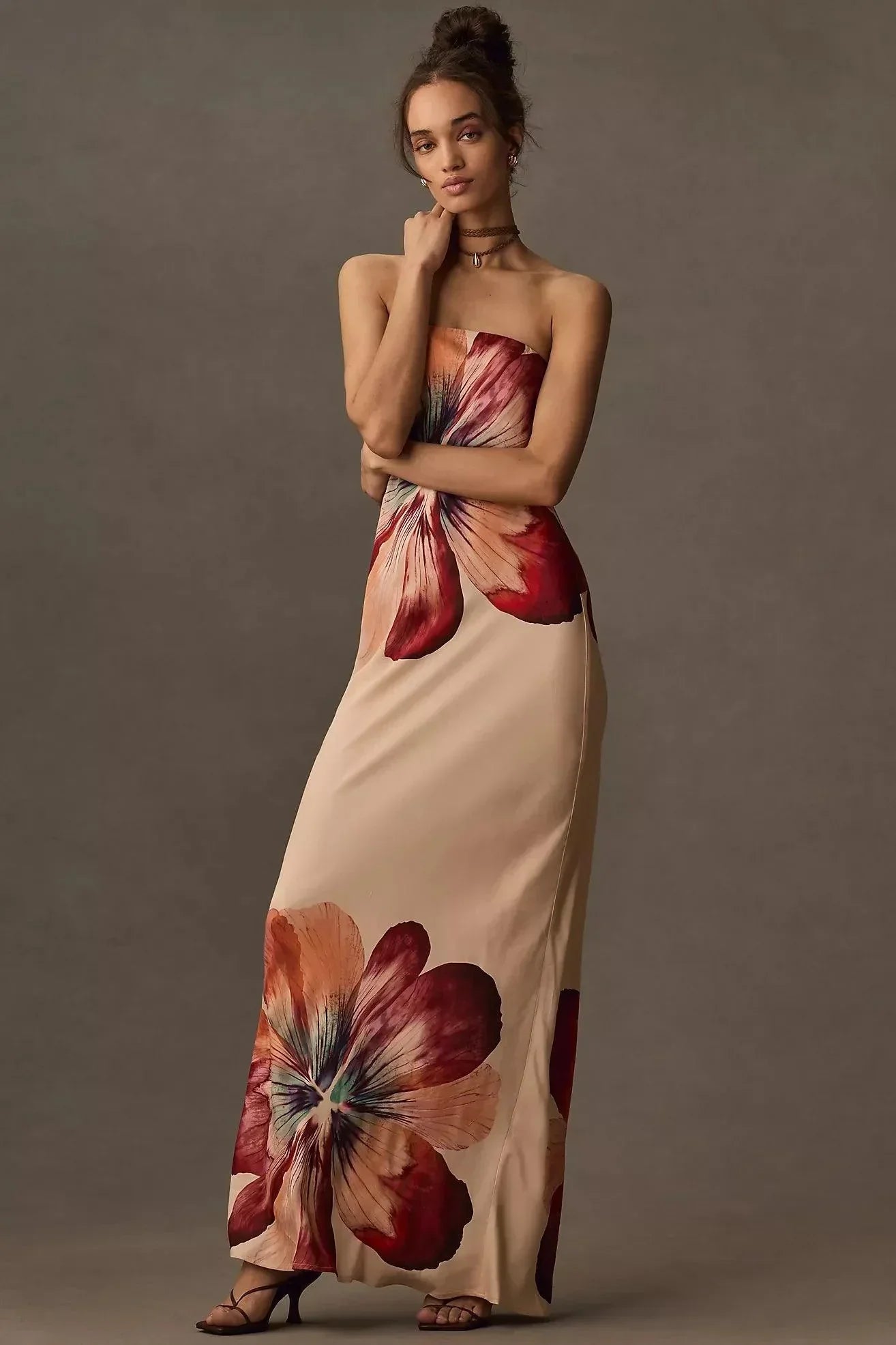 Gisella - Floral Maxi Dress by Ares Milano