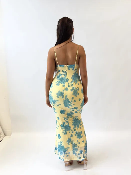 Maria - Silk Floral Maxi by Ares Milano